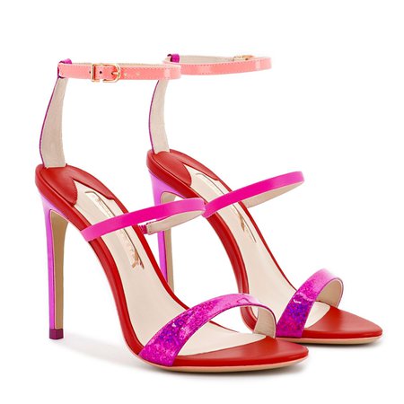 Rosalind Sandal Pink & Red | Sophia Webster