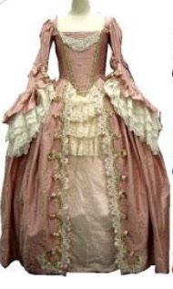 Victorian dress pink