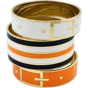 orange bangle bracelets
