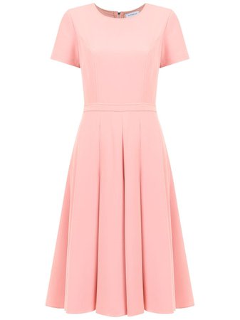Olympiah Spezzia Flared Dress 219271 Pink | Farfetch