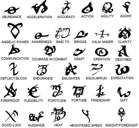 shadow hunter runes and meanings - Google Search