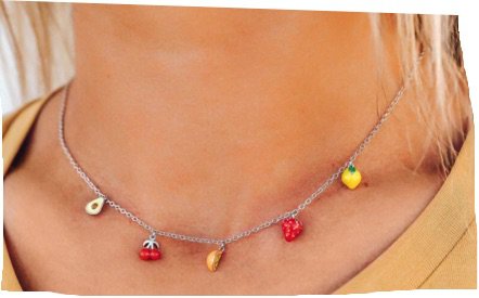 fruit charms necklace
