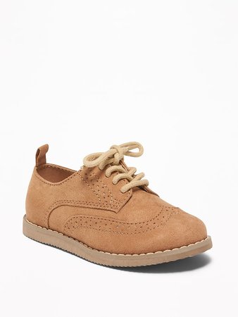 Faux-Suede Oxford Shoes for Toddler Boys | Old Navy