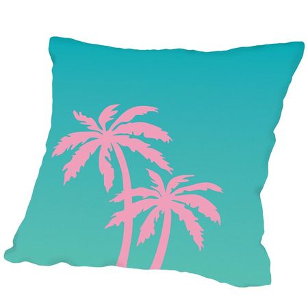 East Urban Home Palm Tree Cotton Indoor / Outdoor Throw Pillow Cover | Wayfair