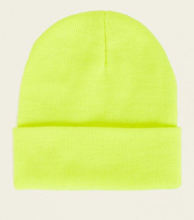 Green Neon Beanie Hat | New Look