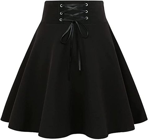 Amazon.com: IDEALSANXUN Gothic Plaid Mini Skirts for Womens Kawaii Aline Pleated Short Skater Skirts : Clothing, Shoes & Jewelry