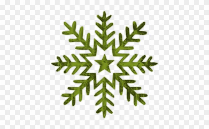 Snowflake - Clipart - Transparent - Background - Red And Green Snowflakes - Free Transparent PNG Clipart Images Download