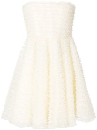 Dsquared2 Strapless micro-frilled Dress - Farfetch