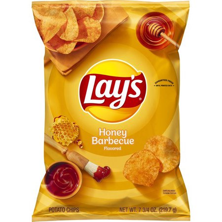 Lay's Potato Chips, Honey Barbecue Flavor, 7.75 oz Bag - Walmart.com