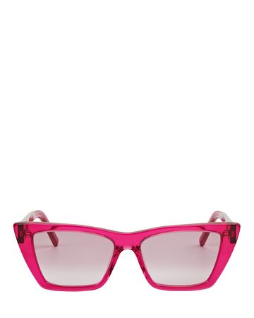 Saint Laurent Mica Cat-Eye Sunglasses | INTERMIX®