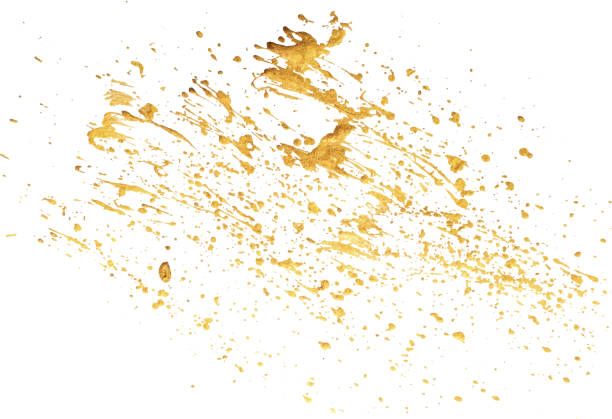 gold paint splatter 6