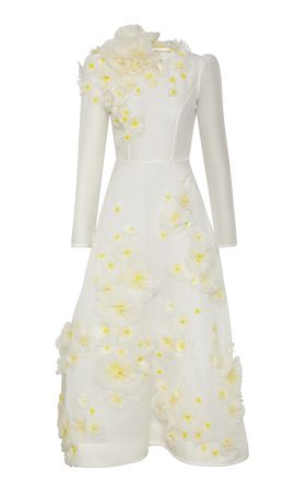 Matchmaker Daisy Linen-Silk Midi Dress By Zimmermann | Moda Operandi