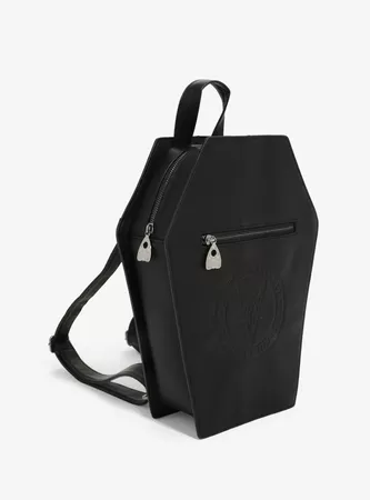 BLACKCRAFT COFFIN MINI BACKPACK HOT TOPIC EXCLUSIVE
