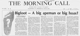 bigfoot newspaper clippings - Google Search