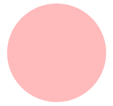 pastel pink circle