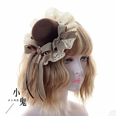 Retro Japanese Lolita Bear & Rabbit Ear Headband KC Hairpin Band Bear Tiramisu Hair Accessories Lace Bow Hair band Side clip on AliExpress