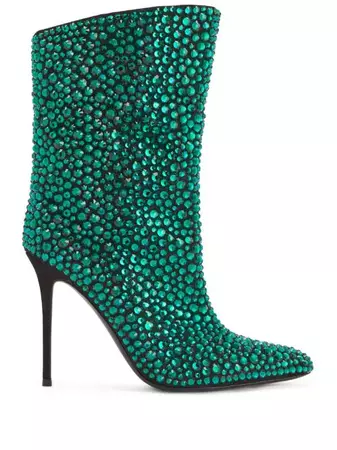 Giuseppe Zanotti Merissa crystal-embellished Boots - Farfetch