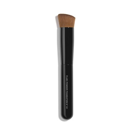 les pinceaux de chanel 2-in-1 Foundation Brush Fluid and Powder N°101