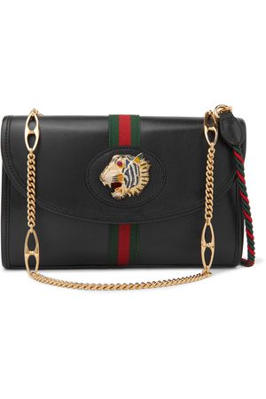 Gucci | Rajah small embellished leather shoulder bag | NET-A-PORTER.COM
