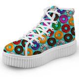 Donut Hi Top Sneakers Shoes Kawaii Fashion Footwear | DDLG Playground