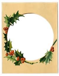 holly old fashioned vintage christmas clipart - Google Search