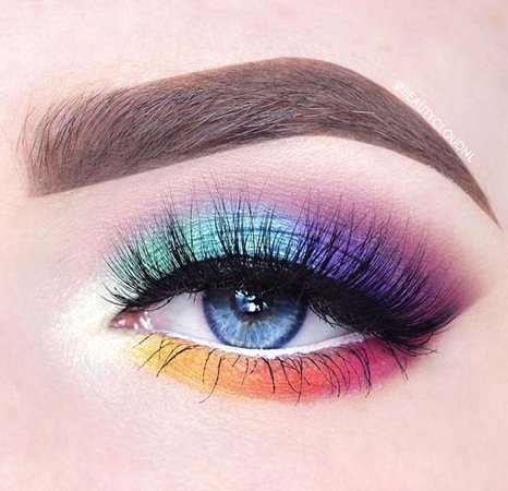 colorful makeup looks - Google Search