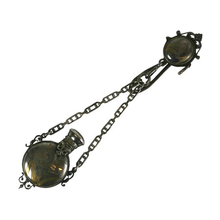 Victorian Perfume Chatelaine in the Japanesque Taste For Sale at 1stDibs