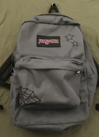 grunge backpack