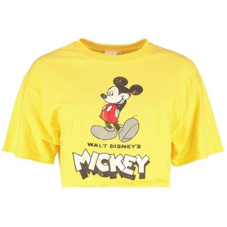 yellow mickey shirt