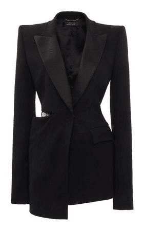 black blazer mini dress