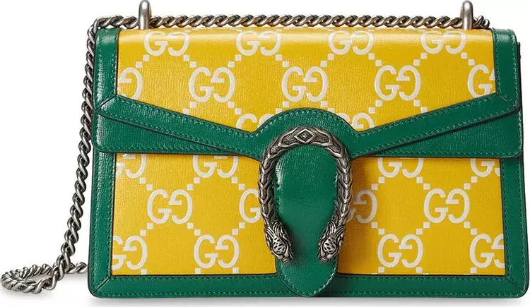 Buy Gucci GG Marmont Super Mini Bag 'Yellow/Green' - 476432 UGMBN 7263 | GOAT