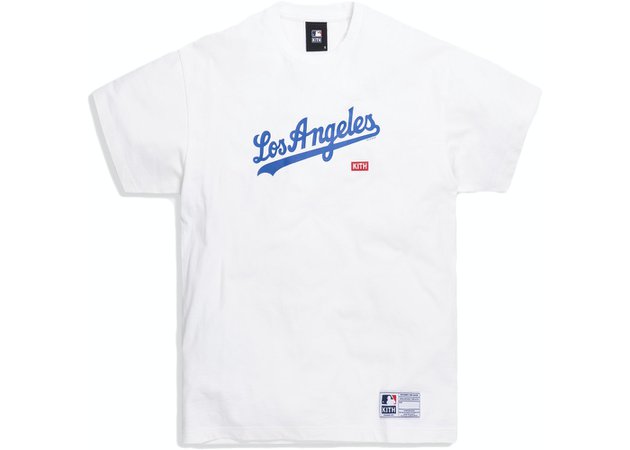 Kith For Major League Baseball Los Angeles Dodgers Tee White/Royal - FW20
