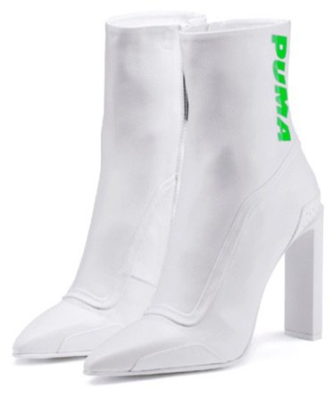 FENTY X PUMA White Neon Logo Boots