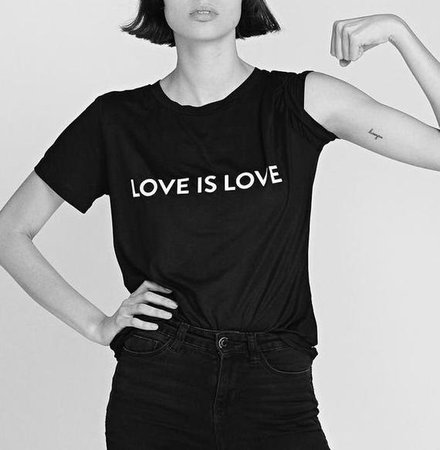Love is Love Shirt Lgtb Clothes Gay Tshirt Lesbian Gift for | Etsy