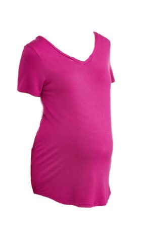 pink maternity shirt