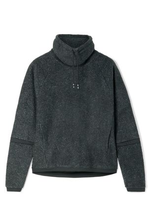 Nike | Therma mélange fleece turtleneck sweatshirt | NET-A-PORTER.COM