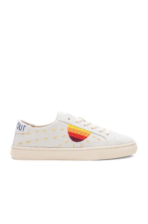 Embroidered Sun Sneaker
