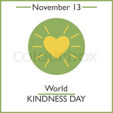 World Kindness Day. November 13. ... | Stock vector | Colourbox