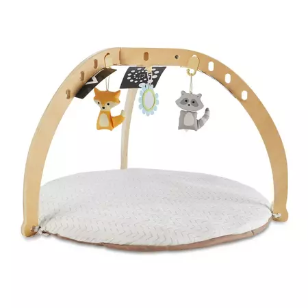 Spark Create Imagine Wooden Baby Gym and Play Mat - Walmart.com