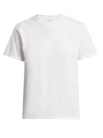 X KARLA  The Crew cotton-jersey cropped T-shirt