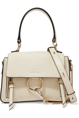 Faye Day mini textured-leather shoulder bag