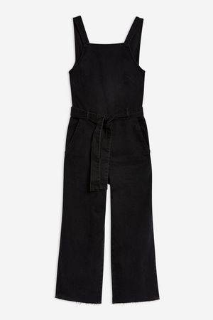 Belted Denim Jumpsuit - Playsuits & Jumpsuits - Clothing - Topshop