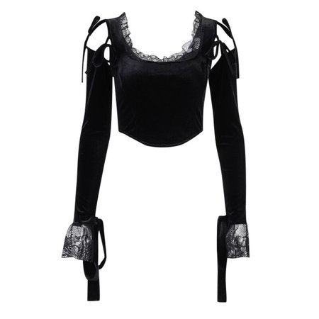 xMisery Elegant & Gothic Bustier Mall Goth Lace Black Crop Gothic Lace – noxexit
