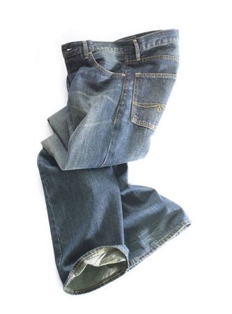 wrinkled folded jeans png