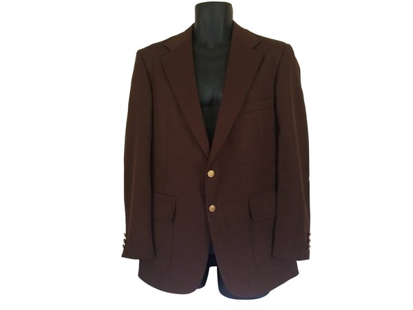 Brown Sport Coat Polyester Suit Brown Blazer Men Suit Jacket 70s Blazer Men 70s Clothing Men Sport Jacket Men Sportcoat Retro Blazer Jacket