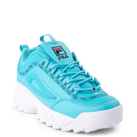 Womens Fila Disruptor 2 Premium Athletic Shoe - Blue | Journeys
