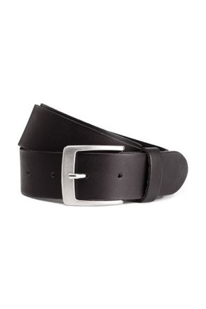 Leather Belt - Black - Men | H&M US