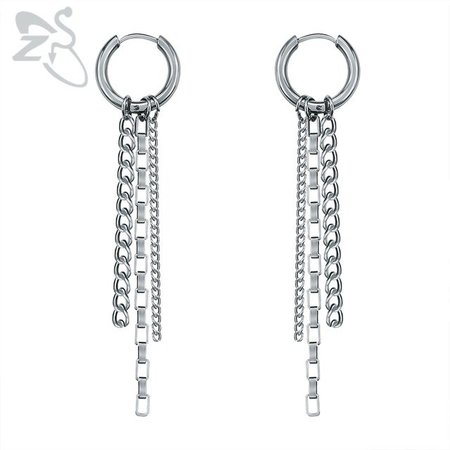 Chain dangle earrings