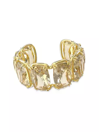 Swarovski Harmonia Swarovski Crystal Goldtone Cuff Bracelet