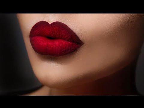red ombre lip - Google Search